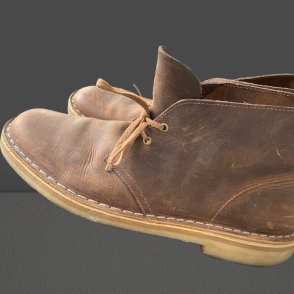 Clarks Men's Originals Desert Boot in Brown Leather.  Size: 10 - Picture 3 of 14